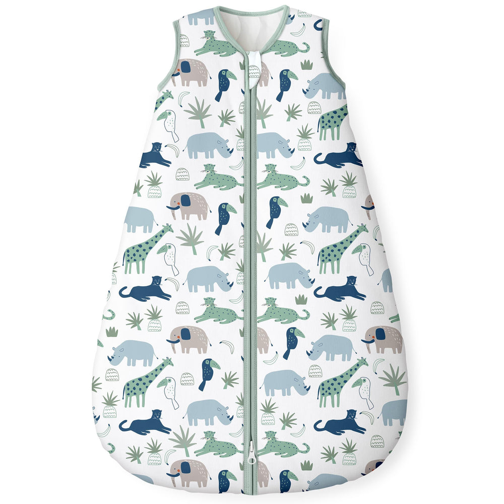 Yoofoss baby sleep sack 0-6 months 1-5 tog cozy close-up fabric.