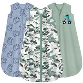 Yoofoss baby sleep sack front view with soft organic cotton for gentle night comfort.