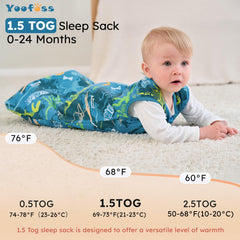 Yoofoss baby sleep sack hip design supports comfortable movement