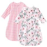 Yoofoss baby sleep sack long sleeve exterior view promotes warmth and safe sleep.
