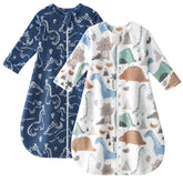 Yoofoss baby sleep sack long sleeve ensures warm, cozy sleep.