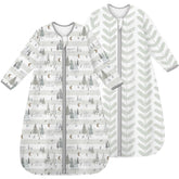 Yoofoss Baby Sleep Sack long sleeve close-up showing soft cotton comfort