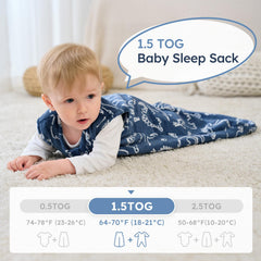 Yoofoss baby sleep sack soft fleece offers gentle warmth and snuggly comfort.