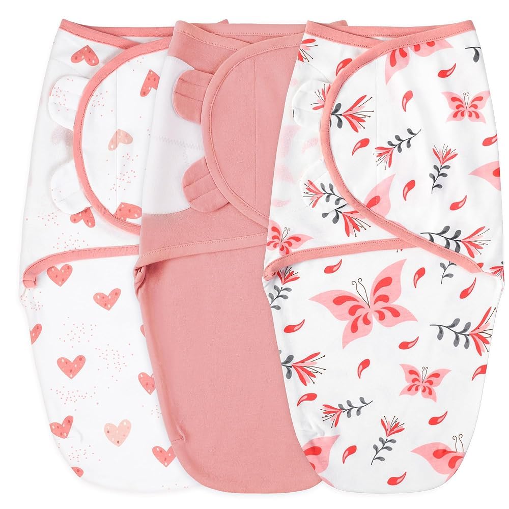 Yoofoss baby swaddle close-up in breathable organic cotton for cozy sleep.