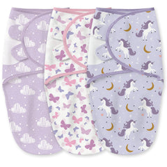 Yoofoss baby swaddle closeup in organic cotton, skin-friendly softness.