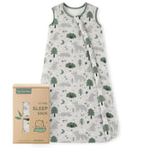 Yoofoss bamboo sleep sack front view shows soft breathable fabric for baby comfort