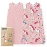 Yoofoss bamboo sleep sack soft fabric pink unicorn keeps baby cozy
