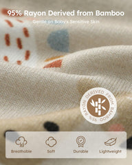 Yoofoss bamboo sleep sack close-up of soft fabric surface for sensitive skin