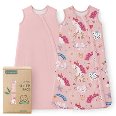 Yoofoss bamboo sleep sack shows soft fabric for delicate baby skin