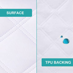 Yoofoss bassinet cover washable and durable with reinforced stitching.