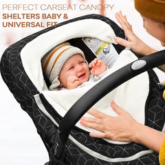 Yoofoss car seat cover wind and rain protection with weather-resistant nylon.