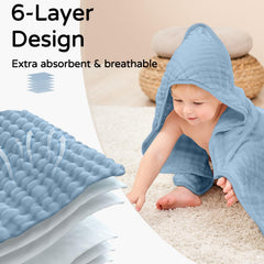 Yoofoss easy-care towel stays soft after machine washing.