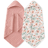 Yoofoss hooded baby towel soft finish for newborns and sensitive skin.