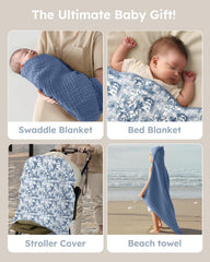 Yoofoss hooded towel versatile for bath, swaddle, or beach outings.