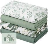 Yoofoss muslin swaddle blanket packaging—gift-ready presentation for baby showers.