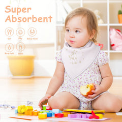 Yoofoss neutral-color bibs pack matches outfits and teething gear.