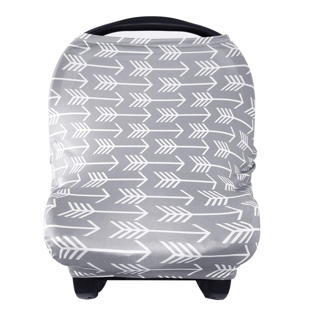 Yoofoss nursing cover worn over the shoulder for comfortable on-the-go feeding privacy.