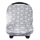 Yoofoss nursing cover worn over the shoulder for comfortable on-the-go feeding privacy.