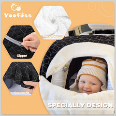 Yoofoss plush fleece inner layer adds extra warmth for outings.