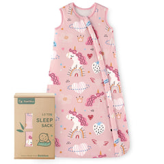 Yoofoss rayon sleep sack shows baby-soft bamboo fabric for sensitive skin comfort.