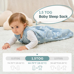 Yoofoss sleep sack hidden 2-way zipper for easy dressing