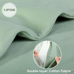 Yoofoss 2-way zipper design enables easy nighttime diaper changes.