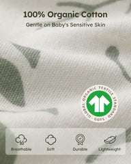 Yoofoss Sleep Sack zipper detail for easy night-time diaper changes.