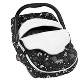 Yoofoss winter car seat cover front view with stars design for warmth and protection