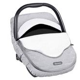 Yoofoss winter car seat cover wind-blocking nylon for baby comfort.