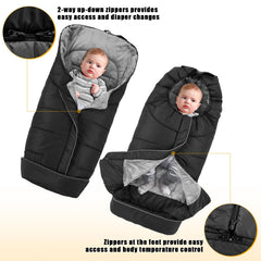 Yoofoss coral velvet lining provides soft, cozy contact with your baby.