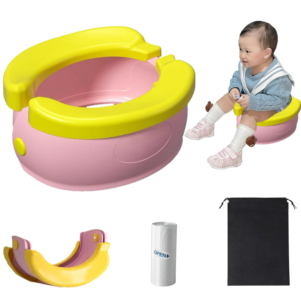 YOOLEETC travel potty banana-folded compact for travel.