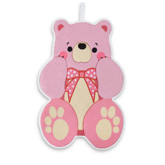 YooxArmor bear bath pad pink sink-view showing newborn support during bath time