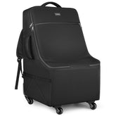 YOREPEK car seat bag wheels close-up for effortless airport navigation