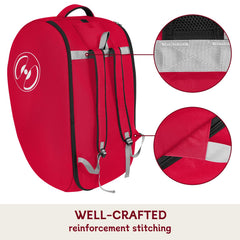 YOREPEK foldable storage bag collapses neatly when not carrying a stroller.