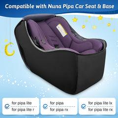 YOREPEK car seat travel bag with handbag option, easy to grab at carousel