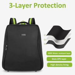 YOREPEK inner mesh pocket keeps rain cover, toys, and clothes organized inside