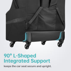 YOREPEK car seat bag water-resistant 900d fabric shields contents