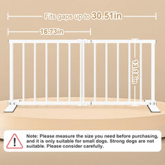 YORWHIN dog gate stairs-application conveys safe barrier at stairs and narrow passage