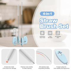 YOTIME 7mm straw brush for narrow openings and thorough cleaning