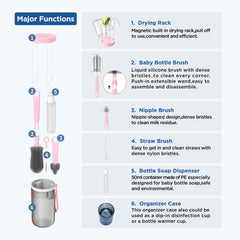 YOTIME nipple brush detail for travel cleaning