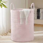YOUDENOVA laundry hamper 58L cotton rope weave for versatile storage