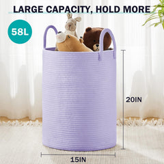 YOUDENOVA cotton rope material durable yet gentle for laundry use