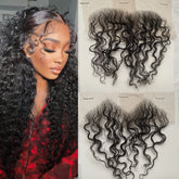 YOUNG BEAUTY HD lace curly edge strips closeup for natural hairline detailing.