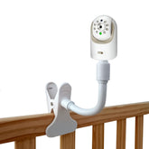 YOUNGLINK baby monitor mount clamps securely to a crib for stable DXR-8 viewing.