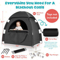 YoungMinds mosquito net blackout keeps bugs away during naps
