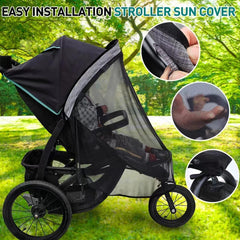 Youpinby Stroller Sun Shade breathable mesh promotes airflow and comfort