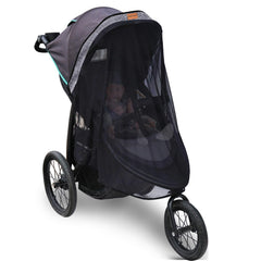 Youpinby Stroller Sun Shade front view shows universal protection for sunny strolls