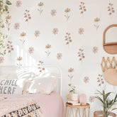 YouRfocus Daisy Wall Decals Pink-B bright daisies brighten a girl's room