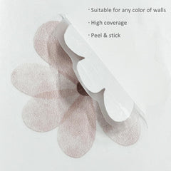 YouRfocus Daisy Wall Decals Pink-B 12-sheet set supports flexible layouts