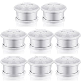 Youyole replacement keys 8-pack closeup for magnetic cabinet locks, easy backup access.